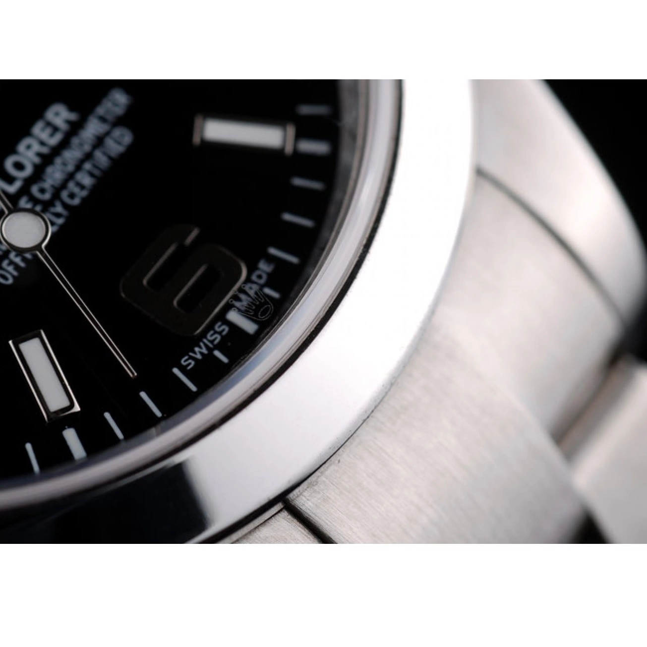 Good Copy Rolex Watches Rolex Stainless Explorer Black Bezel 41984 Steel Dial 0819